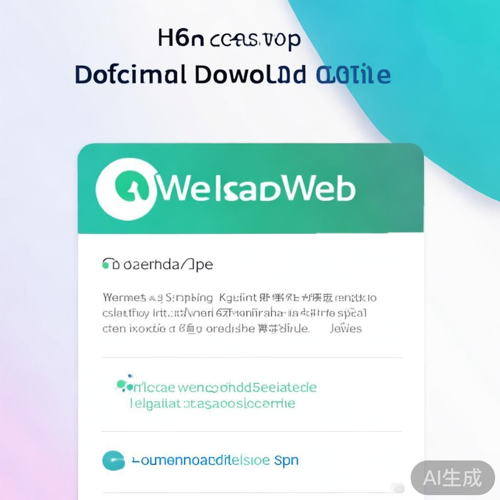 WhatsApp网页版官网下载指南，轻松实现多设备无缝沟通！