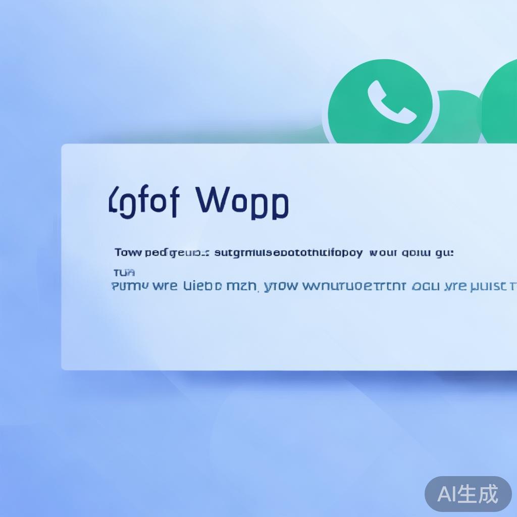 WhatsApp网页版官方登录指南，安全、便捷的聊天新体验