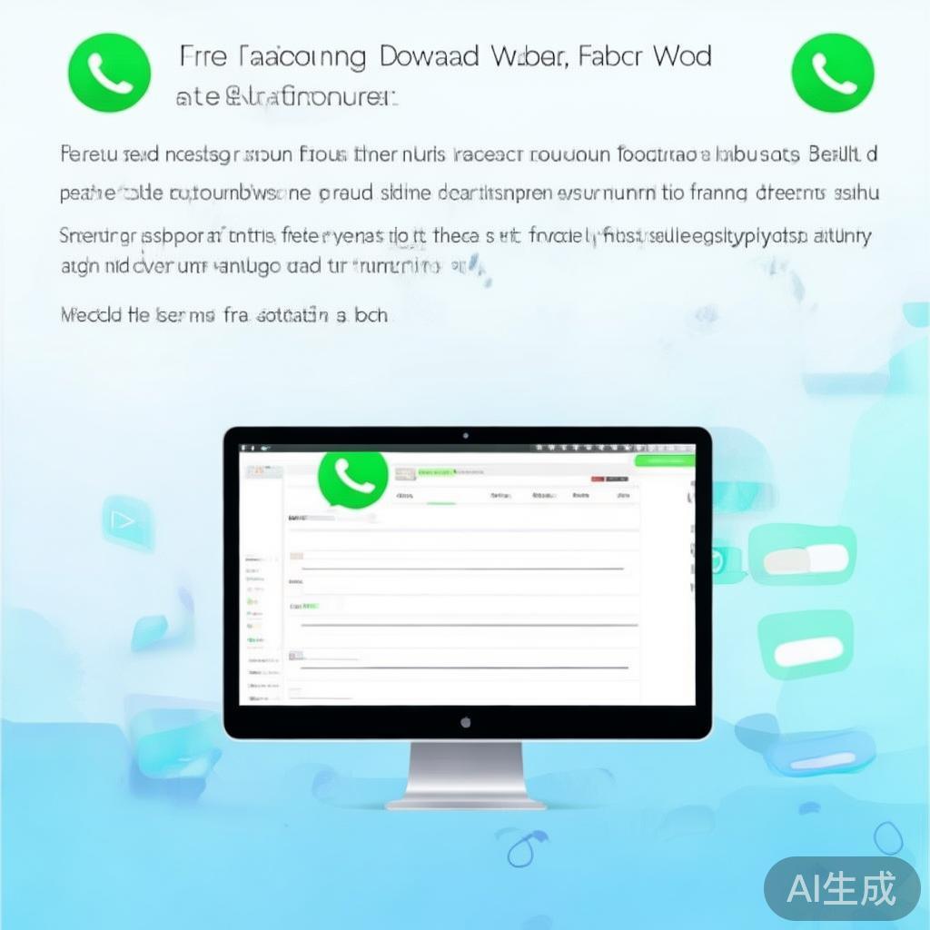 WhatsApp网页版电脑官方下载指南，免费、安全、极速同步！