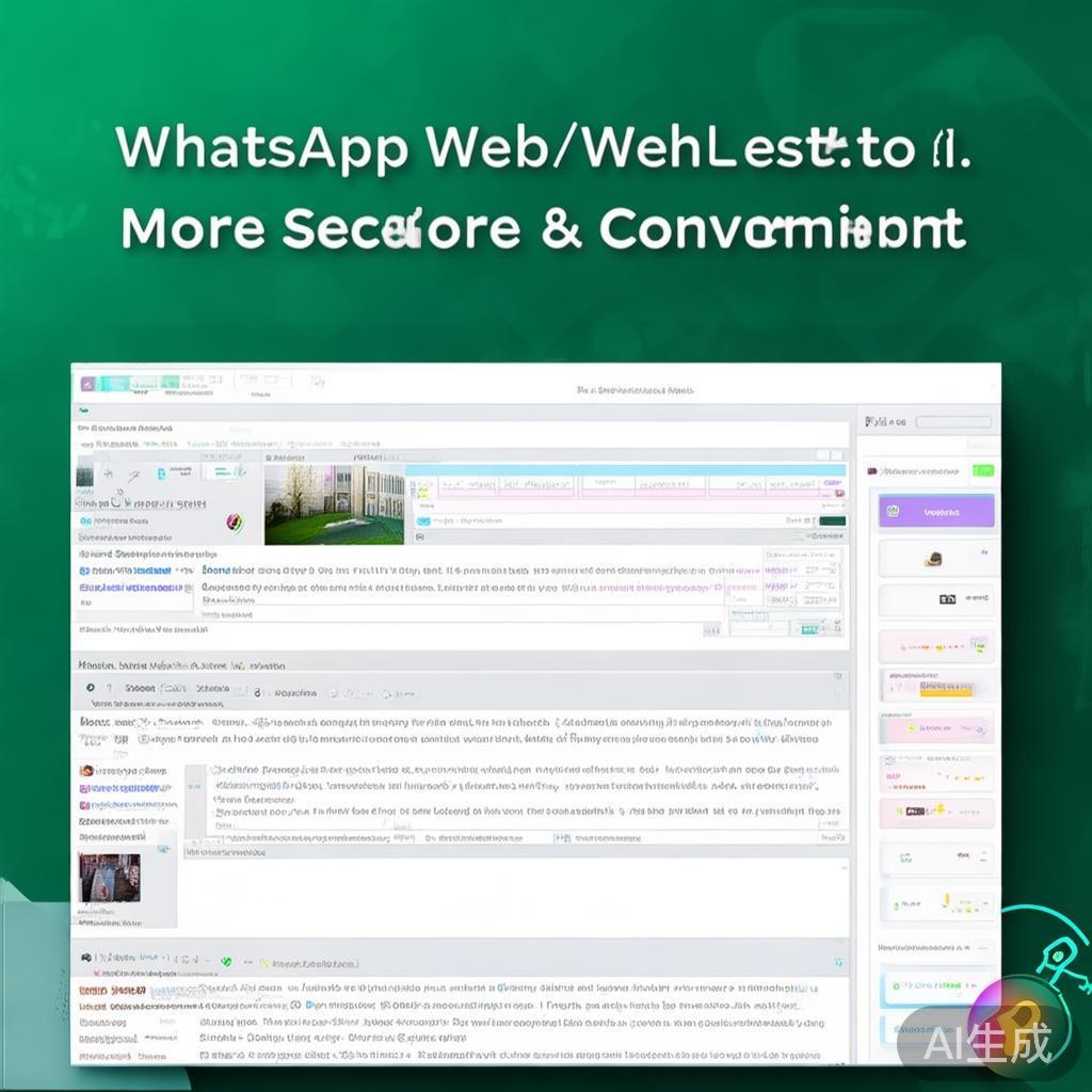 WhatsApp网页版电脑版最新版，全新升级，更安全更便捷！