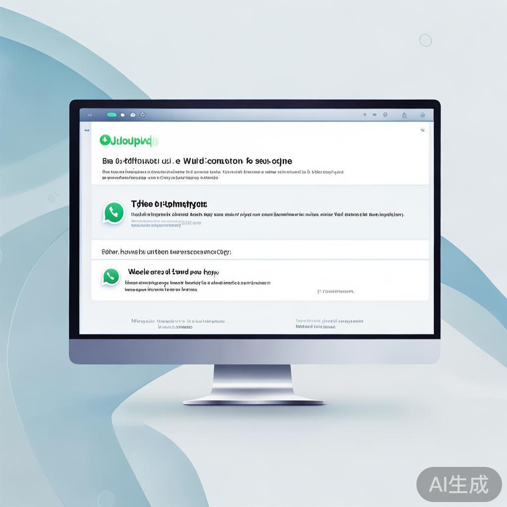 WhatsApp网页版官方网站指南，安全访问与功能解析