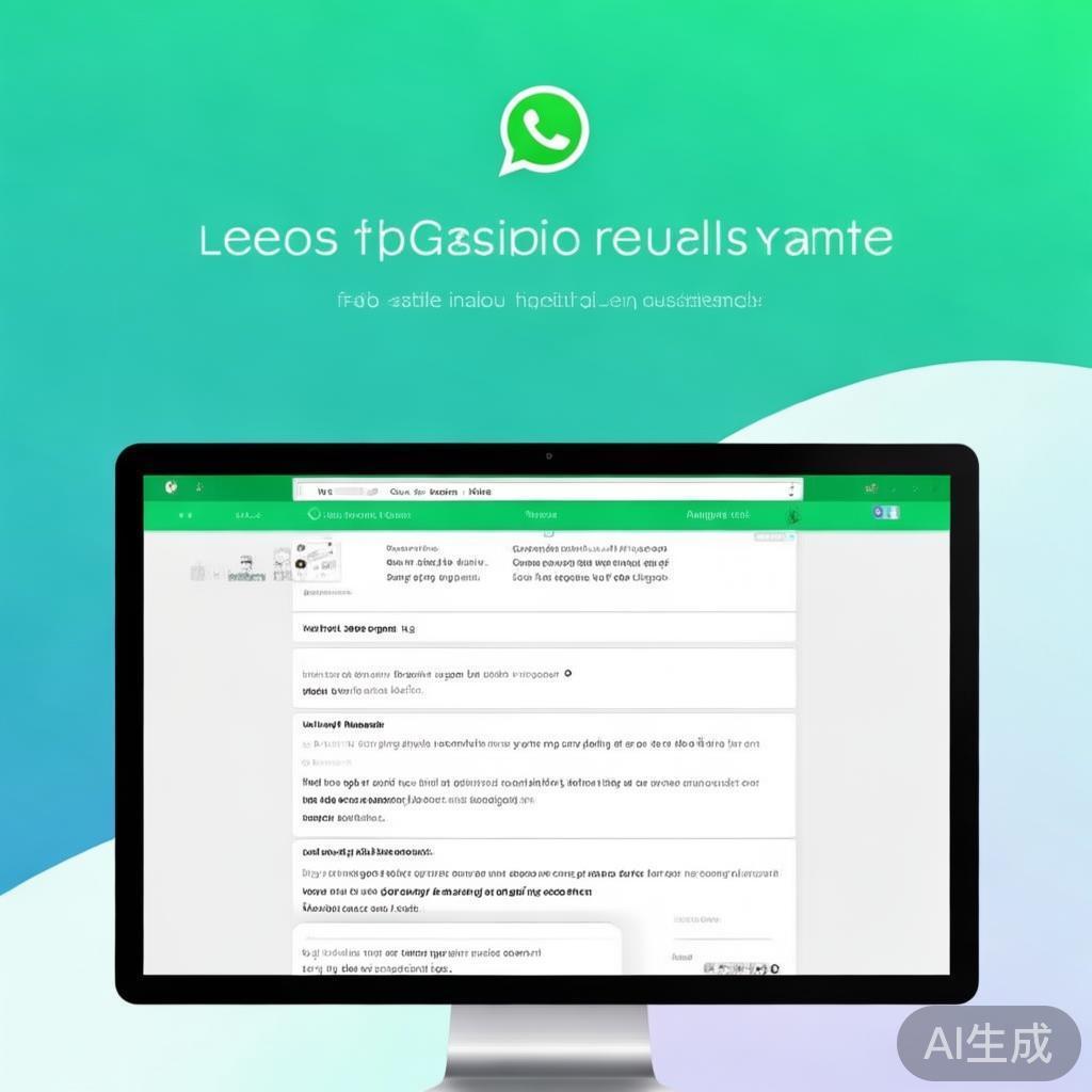 WhatsApp网页版电脑免费版，无需安装，随时随地畅聊！