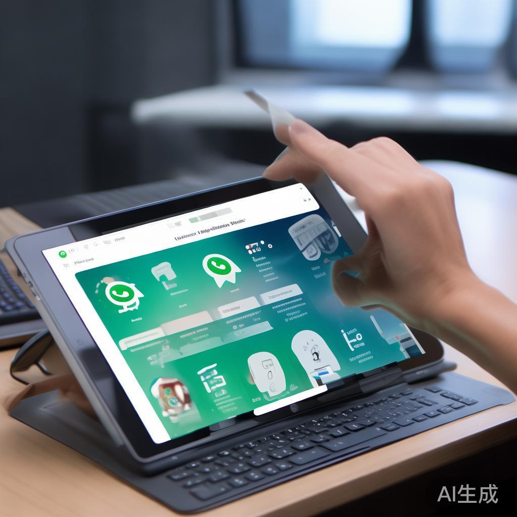 WhatsApp网页版在平板浏览器上的使用体验，轻便还是妥协？