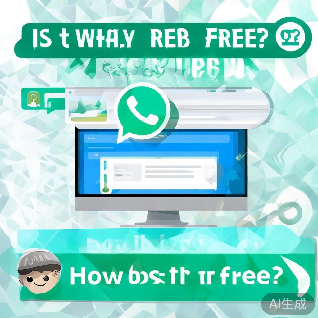 WhatsApp网页版电脑免费版，真的免费吗？如何免费使用？