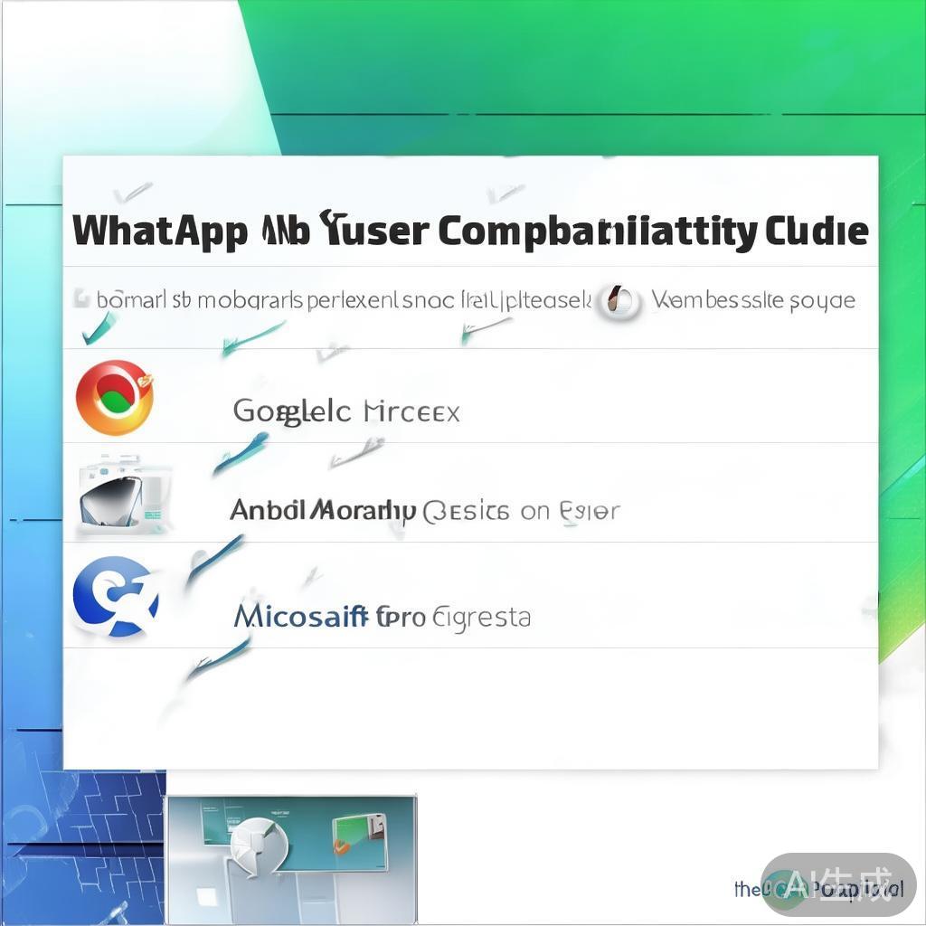 WhatsApp网页版浏览器兼容性指南，哪些浏览器可以使用？