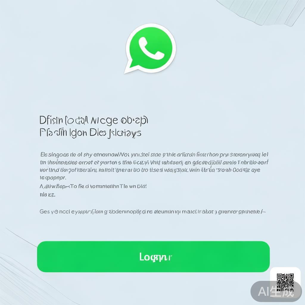WhatsApp网页版登入口官方，安全便捷的登录指南